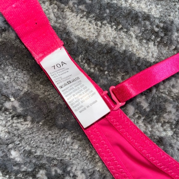 Vibrant Pink Women's Bra - Picture 6 of 10